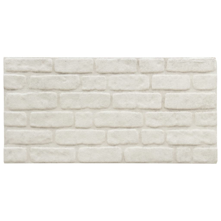 3D Wall Panels with White Brick Design 11 pcs EPS - Giant Lobelia