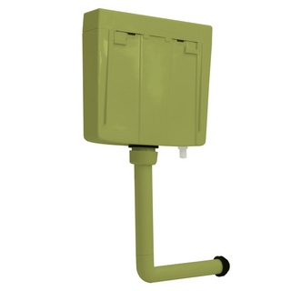 Toilet Cistern with Bottom Water Inlet 3/6 L Olive - Giant Lobelia