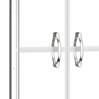 Shower Door Clear ESG 96x190 cm - Giant Lobelia