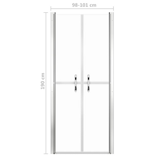 Shower Door Clear ESG 101x190 cm - Giant Lobelia