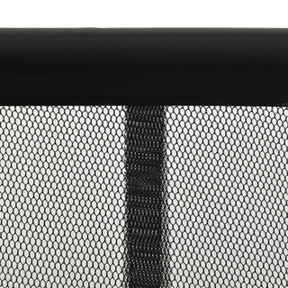 vidaXL Insect Door Screen with 10-Piece Mesh Curtain Black 240x240 cm - Giant Lobelia