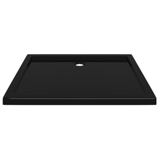 Rectangular ABS Shower Base Tray Black 70x90 cm - Giant Lobelia