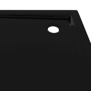 Square ABS Shower Base Tray Black 90x90 cm - Giant Lobelia