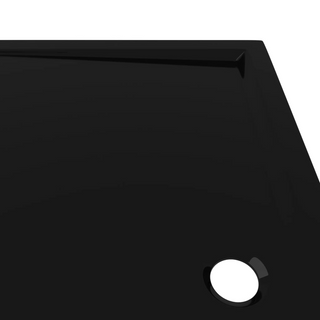 Rectangular ABS Shower Base Tray Black 70x120 cm - Giant Lobelia