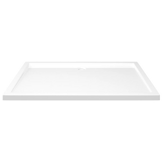 Rectangular ABS Shower Base Tray White 80x120 cm - Giant Lobelia