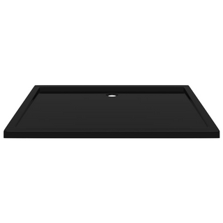 Rectangular ABS Shower Base Tray Black 80x120 cm - Giant Lobelia