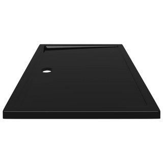 Rectangular ABS Shower Base Tray Black 80x120 cm - Giant Lobelia