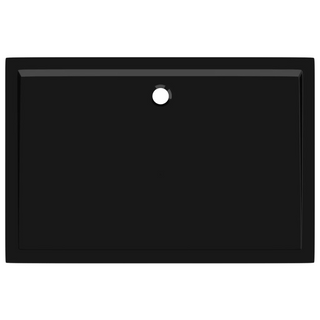 Rectangular ABS Shower Base Tray Black 80x120 cm - Giant Lobelia