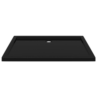 Rectangular ABS Shower Base Tray Black 70x100 cm - Giant Lobelia