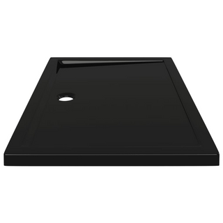 Rectangular ABS Shower Base Tray Black 70x100 cm - Giant Lobelia