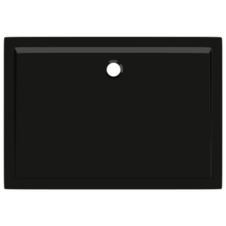 Rectangular ABS Shower Base Tray Black 70x100 cm - Giant Lobelia