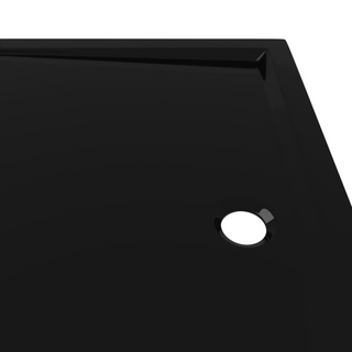 Rectangular ABS Shower Base Tray Black 70x100 cm - Giant Lobelia