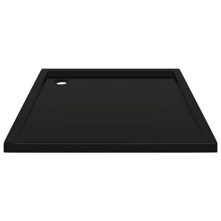 Square ABS Shower Base Tray Black 80x80 cm - Giant Lobelia