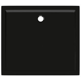 Rectangular ABS Shower Base Tray Black 80x90 cm - Giant Lobelia