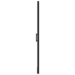 Shower Doors Tempered Glass 100x178 cm Black - Giant Lobelia