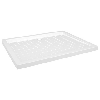 Shower Base Tray with Dots White 80x100x4 cm ABS - Giant Lobelia
