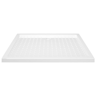 Shower Base Tray with Dots White 80x100x4 cm ABS - Giant Lobelia