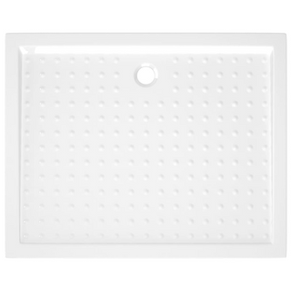 Shower Base Tray with Dots White 80x100x4 cm ABS - Giant Lobelia