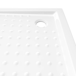 Shower Base Tray with Dots White 90x90x4 cm ABS - Giant Lobelia