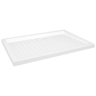 Shower Base Tray with Dots White 70x100x4 cm ABS - Giant Lobelia