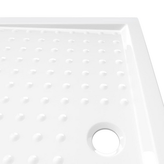 Shower Base Tray with Dots White 70x100x4 cm ABS - Giant Lobelia