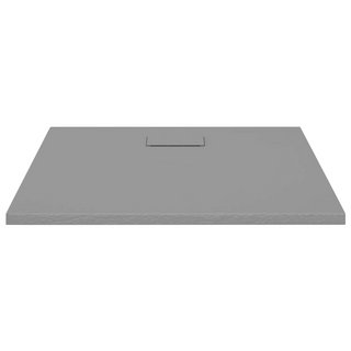 Shower Base Tray SMC Grey 90x80 cm - Giant Lobelia