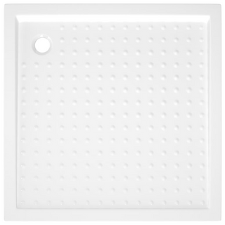 Shower Base Tray with Dots White 80x80x4 cm ABS - Giant Lobelia