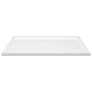 Rectangular ABS Shower Base Tray White 70x120 cm - Giant Lobelia