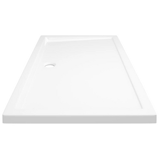 Rectangular ABS Shower Base Tray White 70x120 cm - Giant Lobelia