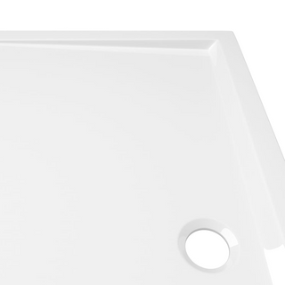 Rectangular ABS Shower Base Tray White 70x120 cm - Giant Lobelia