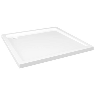 Square ABS Shower Base Tray White 80x80 cm - Giant Lobelia