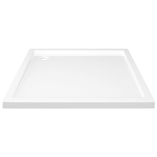 Square ABS Shower Base Tray White 80x80 cm - Giant Lobelia