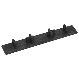 vidaXL Decking End Caps 10 pcs Black Plastic - Giant Lobelia