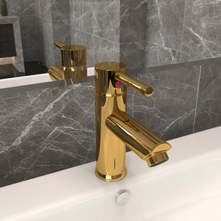 Bathroom Basin Faucet Gold 130x176 mm - Giant Lobelia