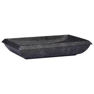 vidaXL Sink Black 50x35x10 cm Marble - Giant Lobelia