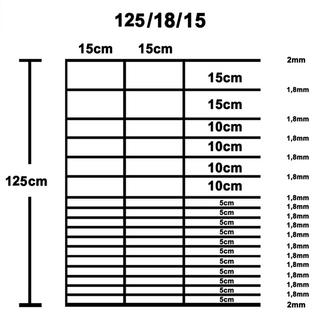 Garden Fence Galvanised Steel 50x1.25 m Silver - Giant Lobelia