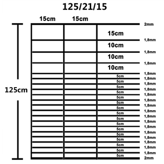 Garden Fence Galvanised Steel 50x1.25 m Silver - Giant Lobelia