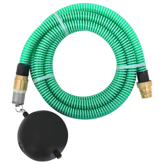 vidaXL Suction Hose with Brass Connectors Green 1.1" 3 m PVC - Giant Lobelia