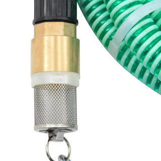 vidaXL Suction Hose with Brass Connectors Green 1.1" 3 m PVC - Giant Lobelia