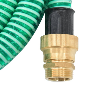 vidaXL Suction Hose with Brass Connectors Green 1.1" 3 m PVC - Giant Lobelia