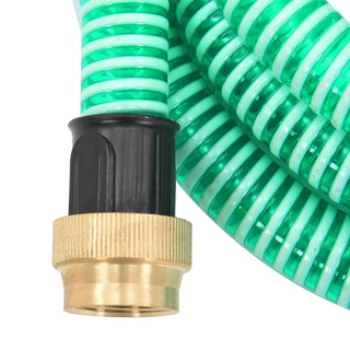 vidaXL Suction Hose with Brass Connectors Green 1.1" 20 m PVC - Giant Lobelia