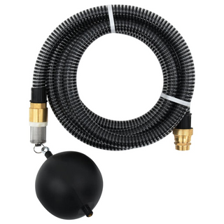 Suction Hose with Brass Connectors Black 1.1" 4 m PVC - Giant Lobelia