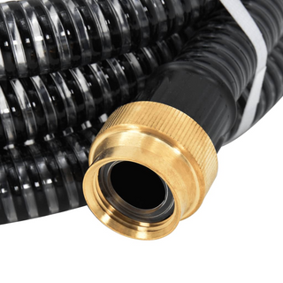 Suction Hose with Brass Connectors Black 1.1" 3 m PVC - Giant Lobelia