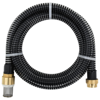 Suction Hose with Brass Connectors Black 1.1" 3 m PVC - Giant Lobelia