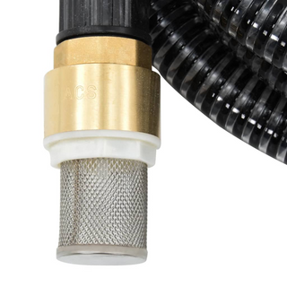 Suction Hose with Brass Connectors Black 1.1" 3 m PVC - Giant Lobelia