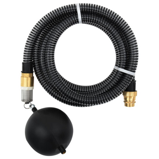 Suction Hose with Brass Connectors Black 1.1" 5 m PVC - Giant Lobelia