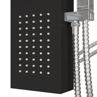 Shower Panel System Aluminium Black - Giant Lobelia