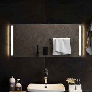 vidaXL LED Bathroom Mirror 90x40 cm - Giant Lobelia