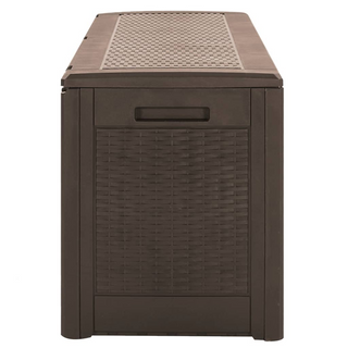 vidaXL Garden Storage Box Brown 119x48x60 cm PP - Giant Lobelia