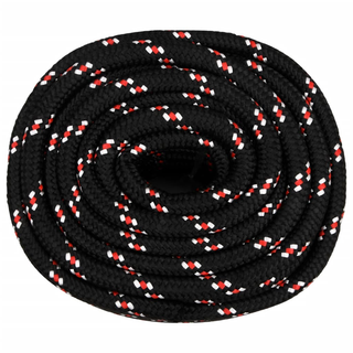 Boat Rope Black 20 mm 50 m Polypropylene - Giant Lobelia